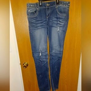 Almost famous jeans junior size 13